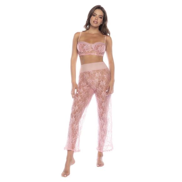 Mapale 7600 Two Piece Pajama Set Color Rose - Picture 3 of 10
